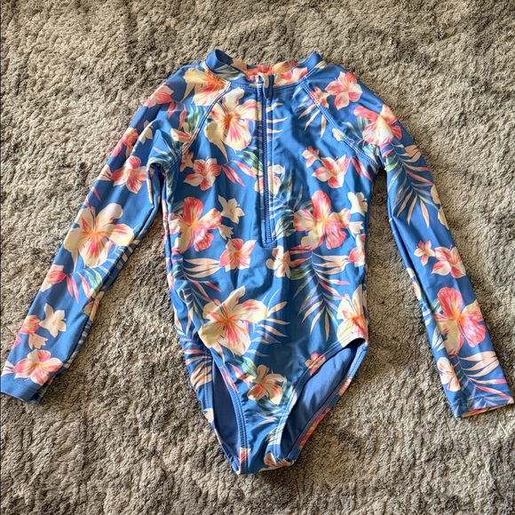 Other - Floral Long Sleeve Kids Swimwear